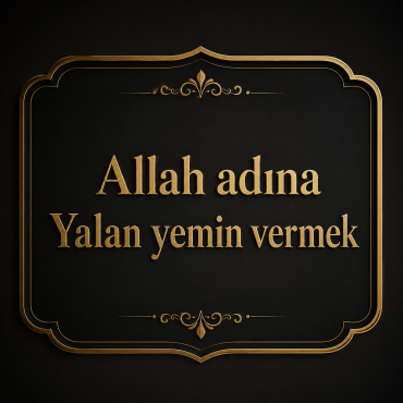 Bir kimse borcunu ödemediği halde kasten ve bile bile: “Vallahi, billahi borcumu sana kuruşu kuruşuna ödedim.” diye yalan yere yemin ederse ne yapması gerekir?